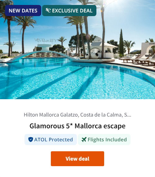 Glamorous 5* Mallorca escape