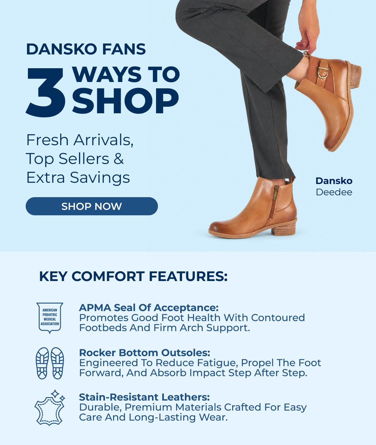 Dansko Fans - 3 Ways to Shop