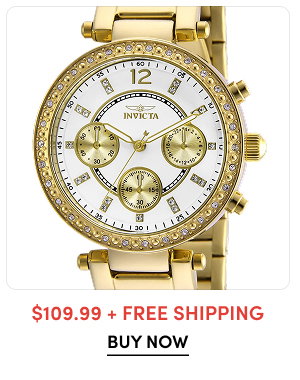INV-21387  INVICTA | Women's 36mm Angel Quartz Chronograph Crystal Bezel Bracelet Watch – $109.99 + FREE SHIPPING