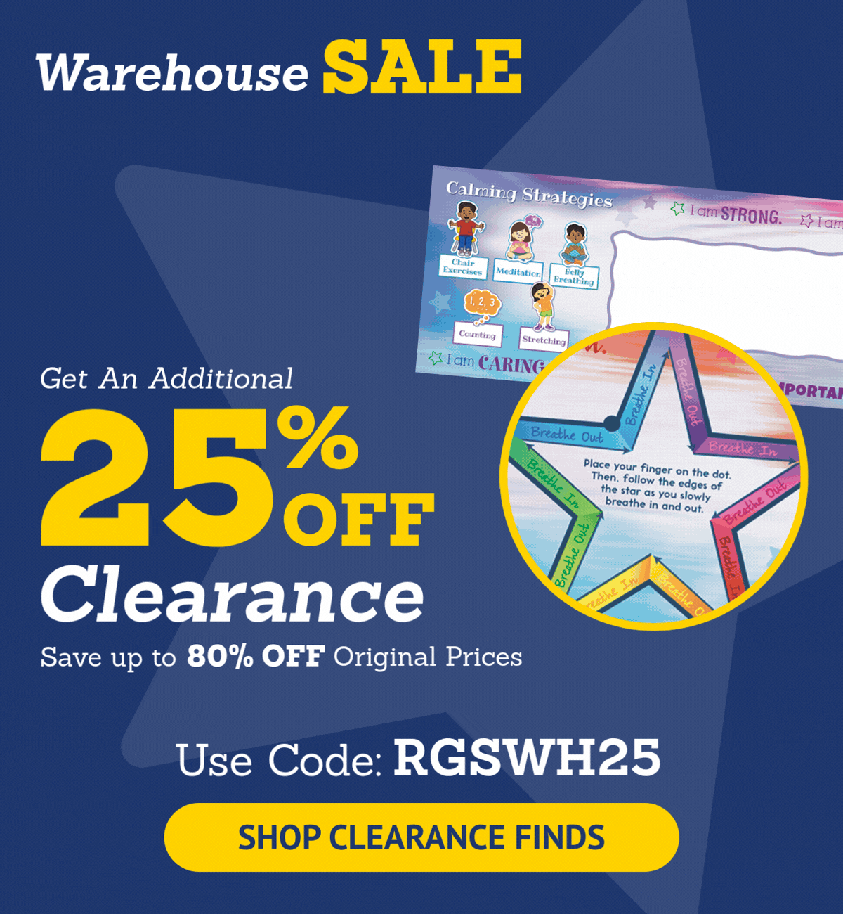 The Best Finds Are Under $50 - Get an Additional 25% Off Clearance - use code RGSWH25