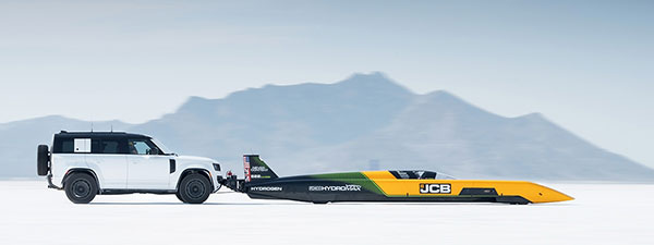 Defender OCTA Assists Land Speed Record