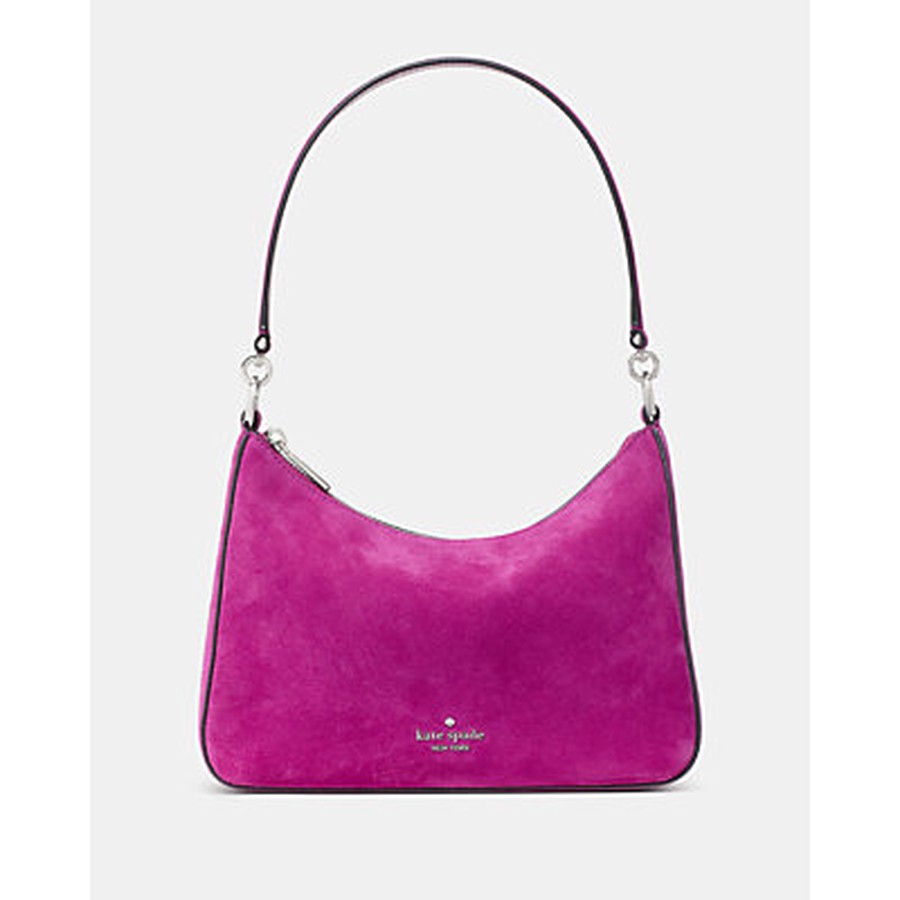 Margot Suede Medium Shoulder Bag