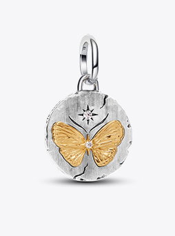 Butterfly Medallion Charm