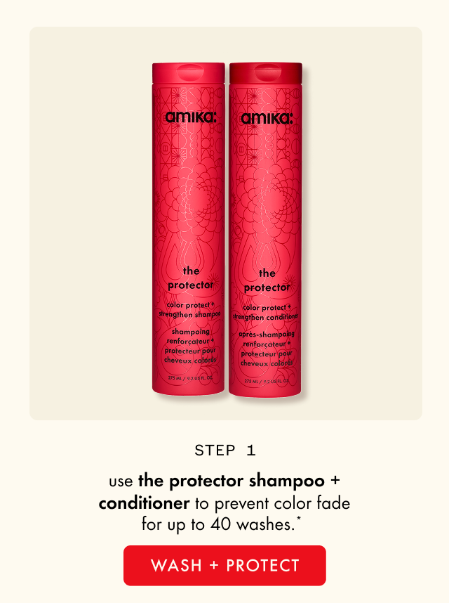 the protector shampoo + conditioner