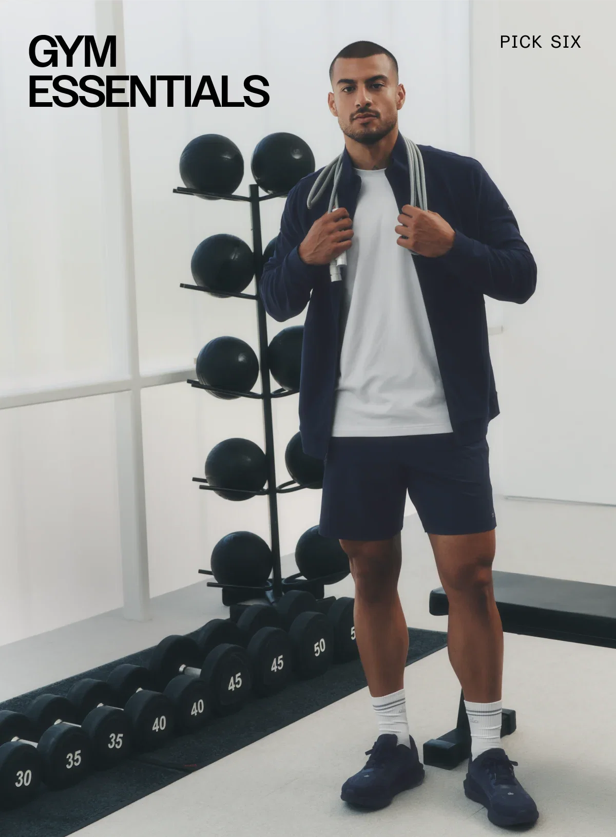 GYM ESSENTIALS. PICK SIX