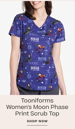 SHOP THE TOONIFORMS MOON PHASE TOP