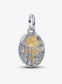 Rose Medallion Charm