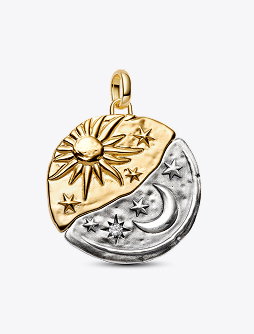Sun & Moon Oversized Medallion Charm