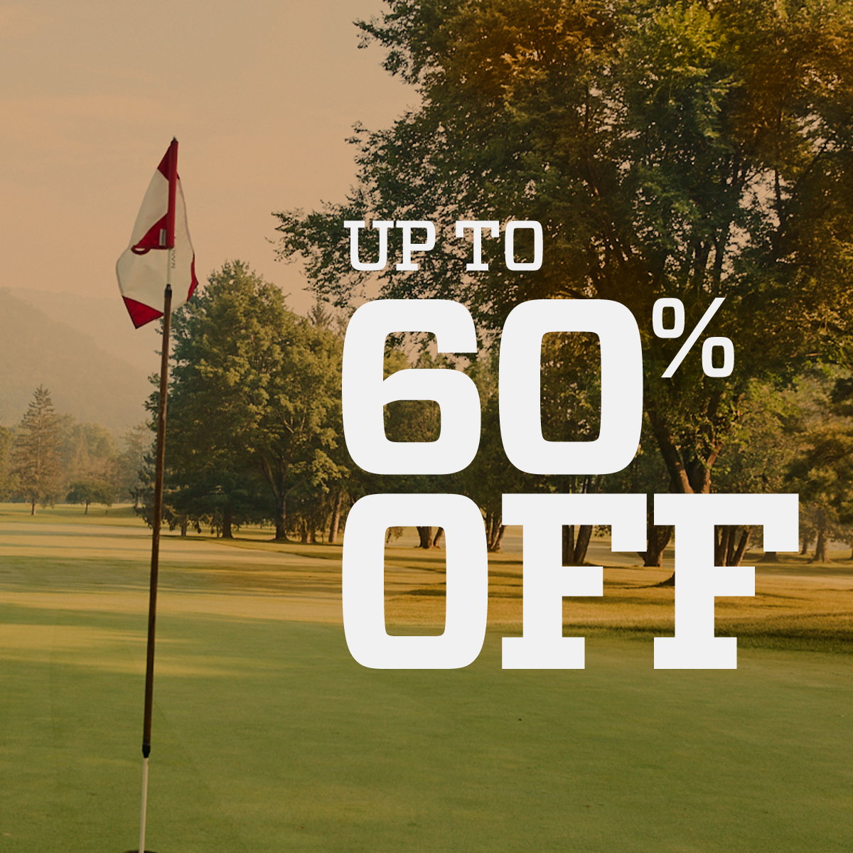 Up to 60% off.
