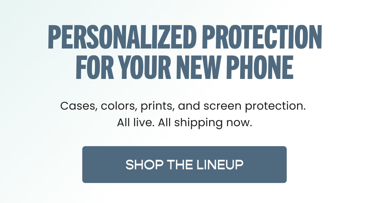 Personalized Protection For Your New Phone