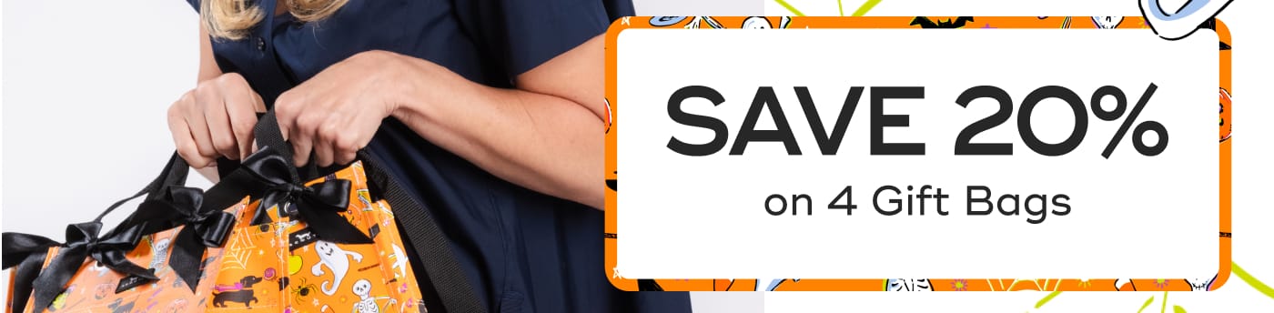 SAVE 20%. on 4 Gift Bags