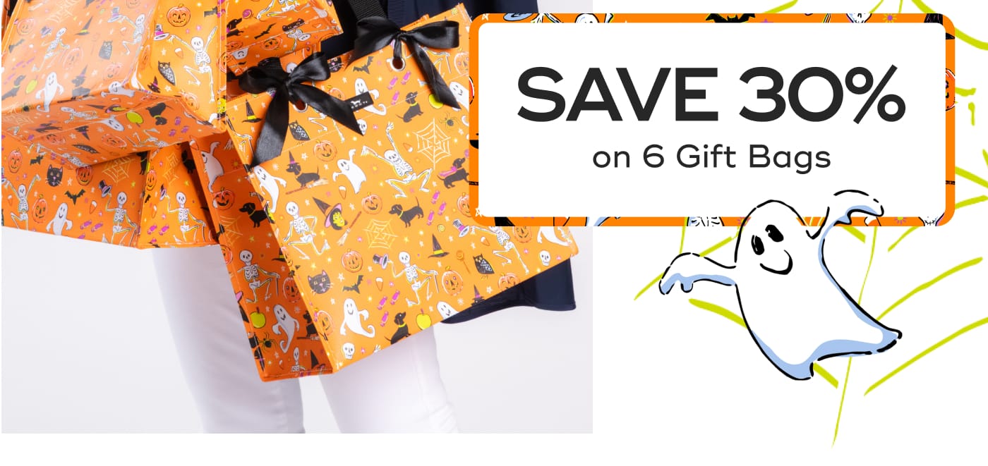 SAVE 30%. on 6 Gift Bags
