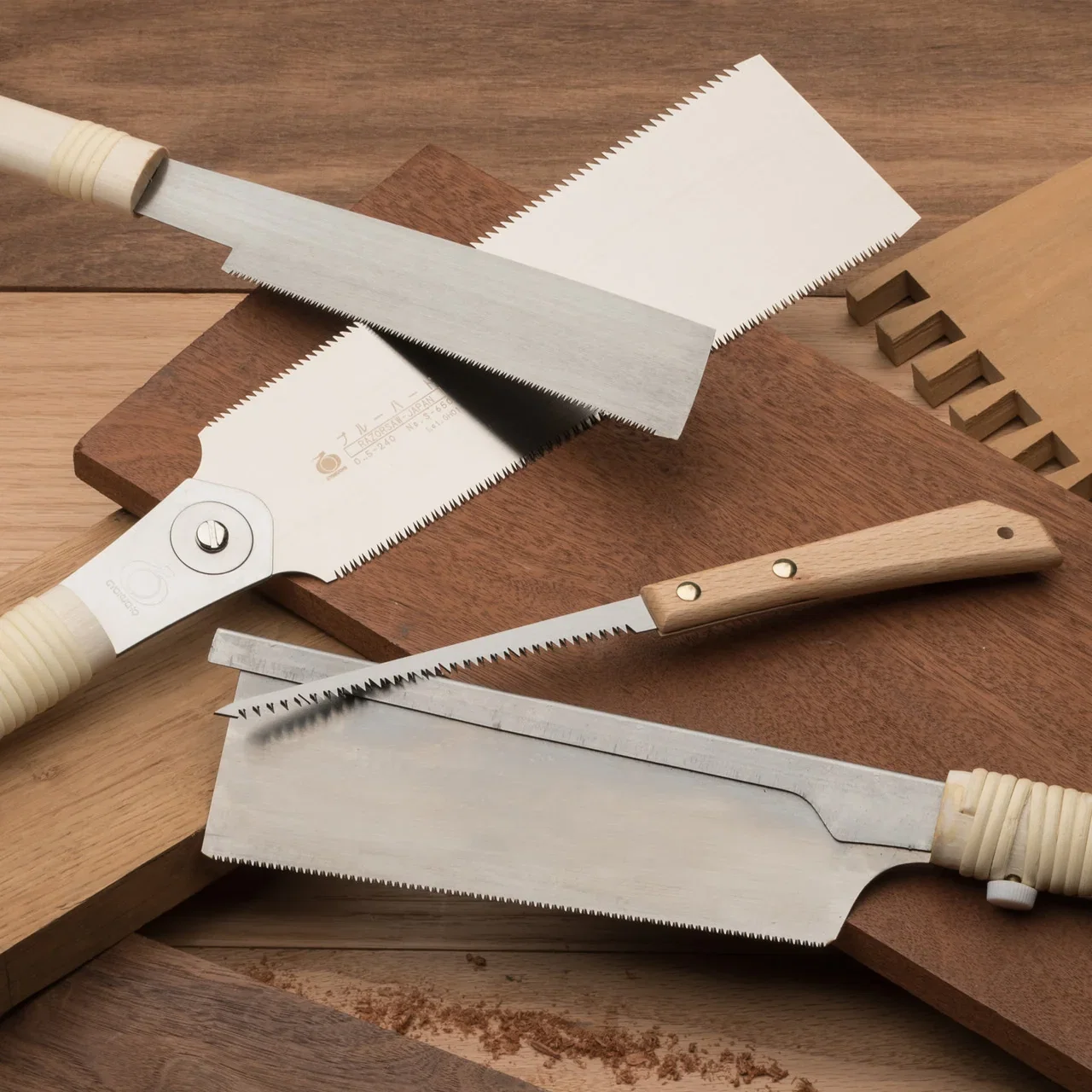 Image of Japanese Set of 4 Saws