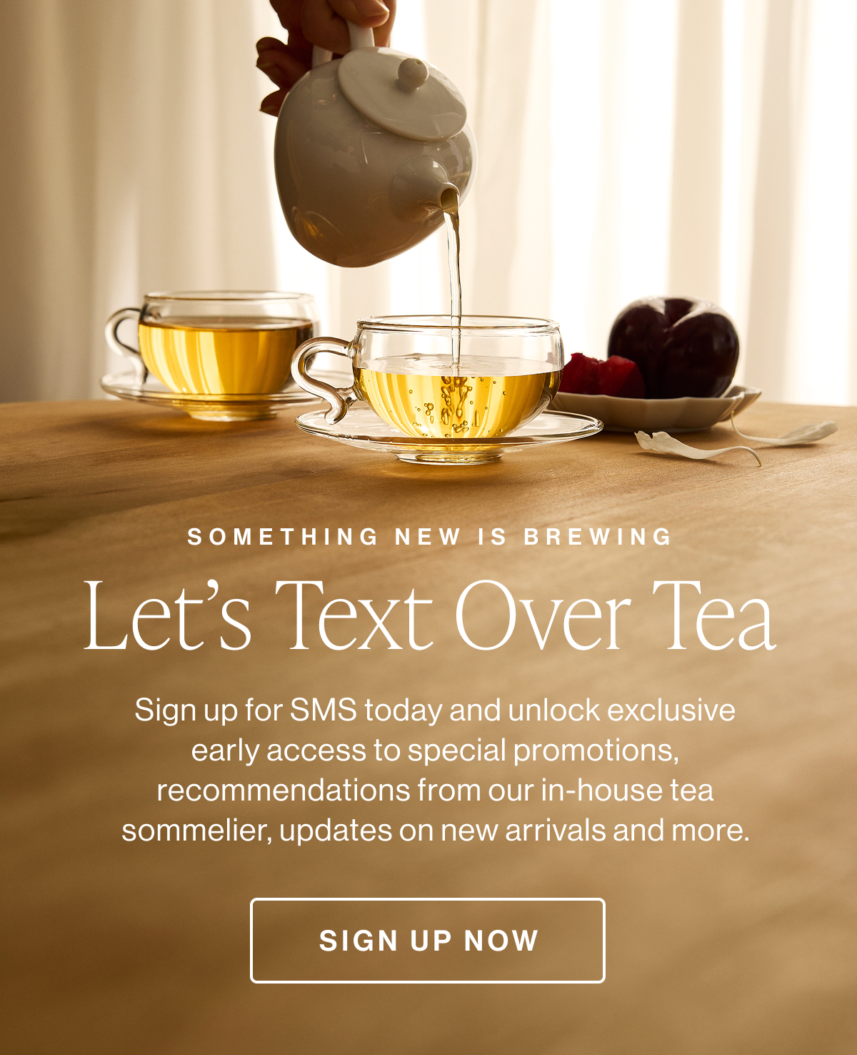 Let's Text Over Tea