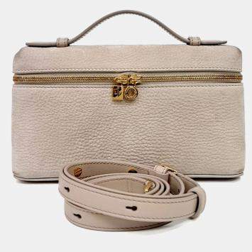 Beige Suede Extra Pocket L19 P