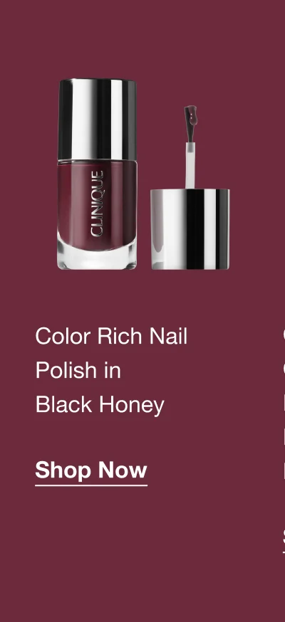 Color Rich Nail Polish in Black Honey | Shop Now