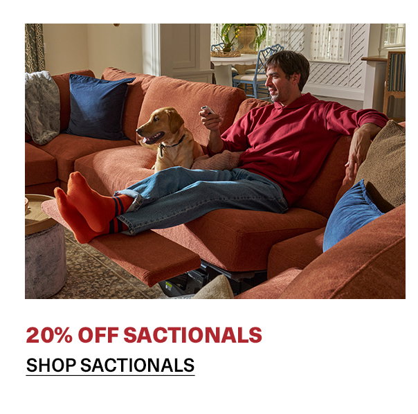 Sactionals | SHOP NOW >>