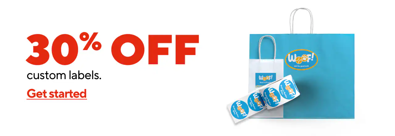 30% off Custom Name Labels