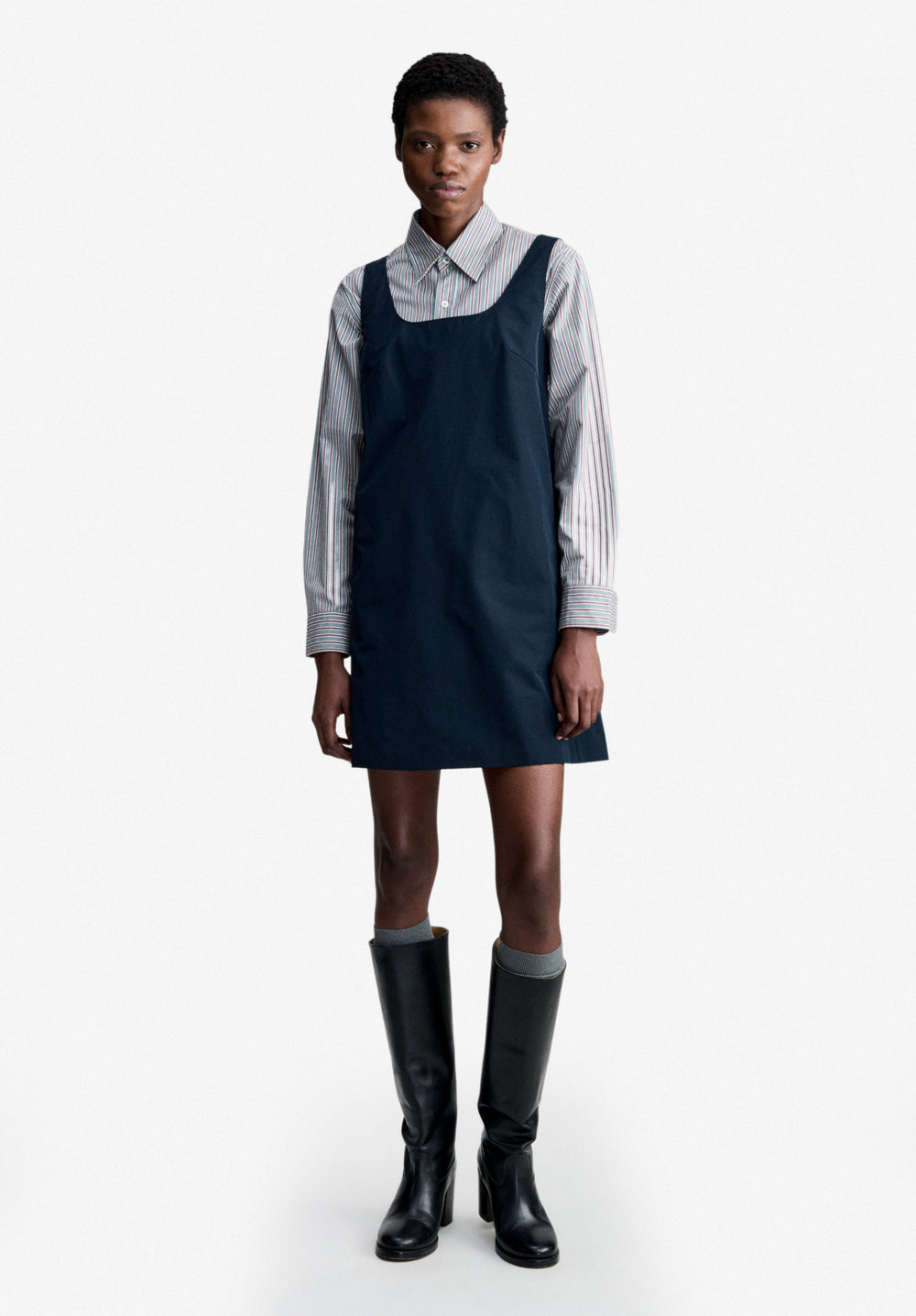 A.P.C. model in Fall outfits