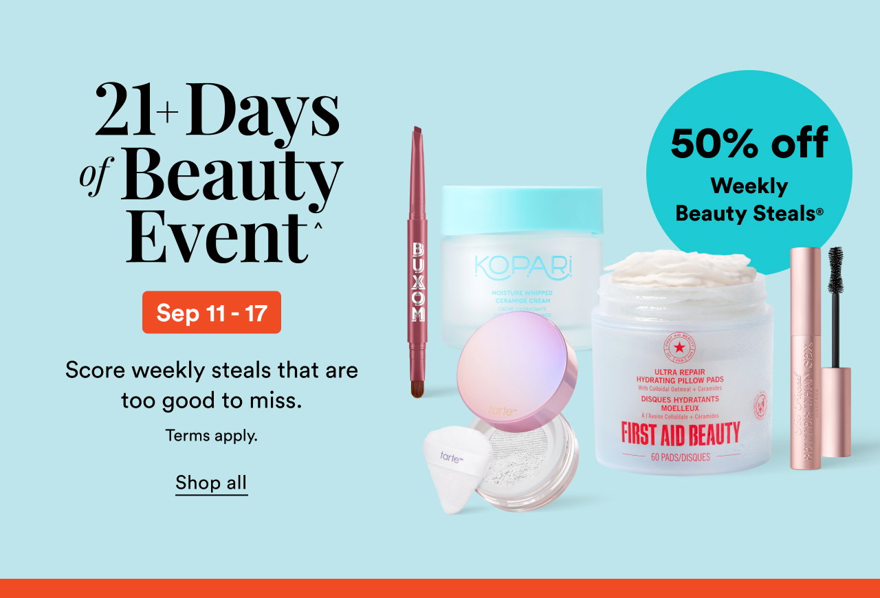 21+ Days of Beauty Event | Weekly Beauty Steals