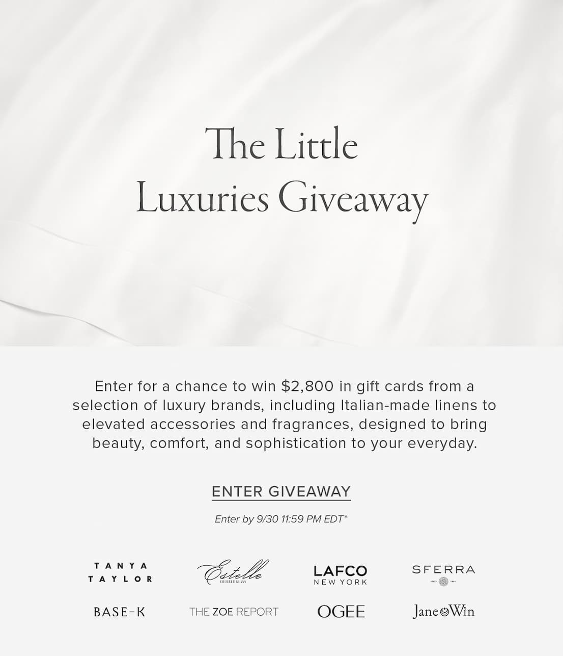 Little Luxuries Giveaway