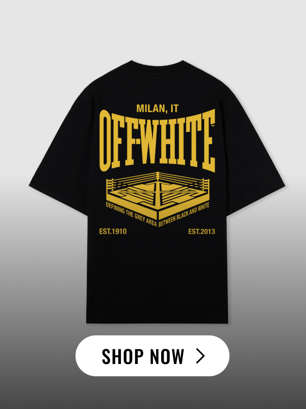 Off-White™ c/o Everlast Graphic T Shirt - Black/Yellow
