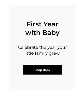 First Year with Baby - Celebrate the year your little family grew.