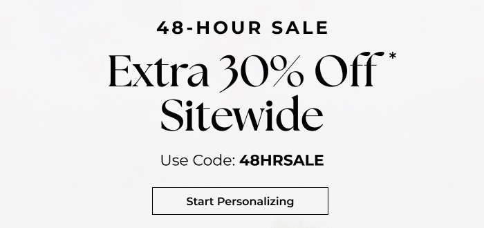 48-Hour Sale - Extra 30% Off sitewide | Use code 48HRSALE