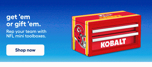 get em or gift em Rep your team with NFL mini toolboxes. Shop now