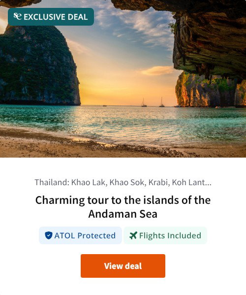 Charming tour to the islands of the Andaman Sea