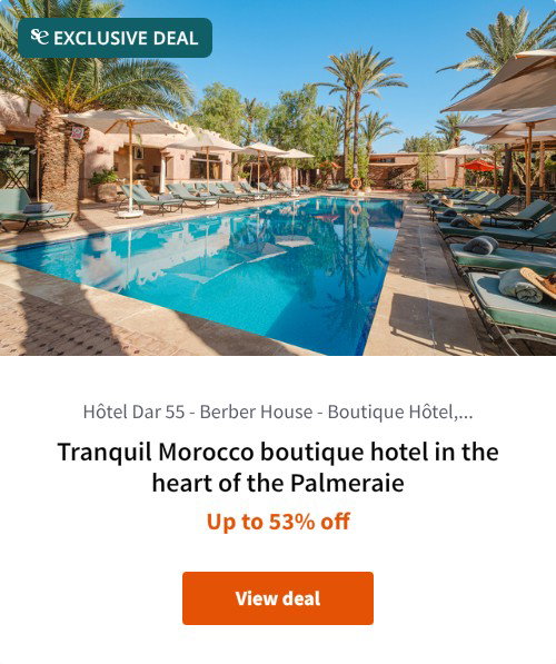 Tranquil Morocco boutique hotel in the heart of the Palmeraie