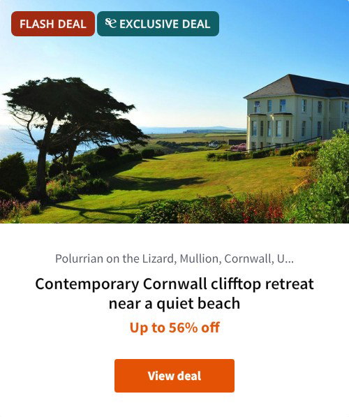 Contemporary Cornwall clifftop retreat near a quiet beach