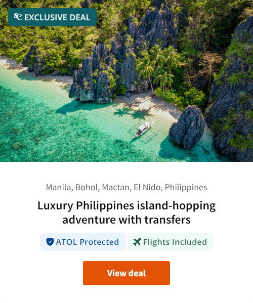 Luxury Philippines island-hopping adventure with transfers