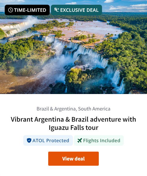 Vibrant Argentina &amp; Brazil adventure with Iguazu Falls tour