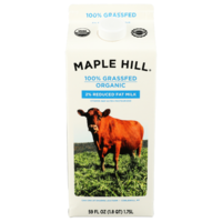 Maple Hill Creamery Organic 2% Grass-Fed Milk