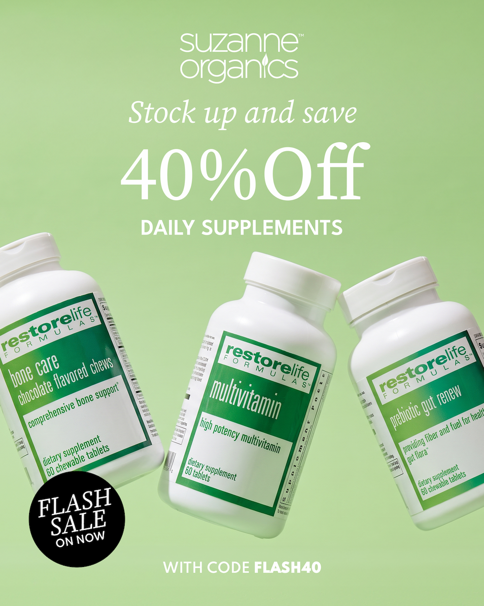 Save 40% on select supplements