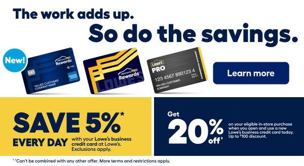 The work adds up. So do the savings.