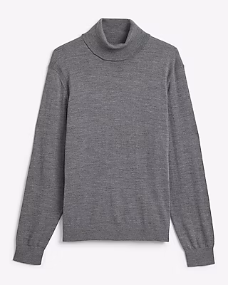 Merino-Blend Turtleneck Sweater