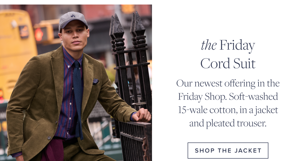 the Friday Cord Suit Shop the Jacket