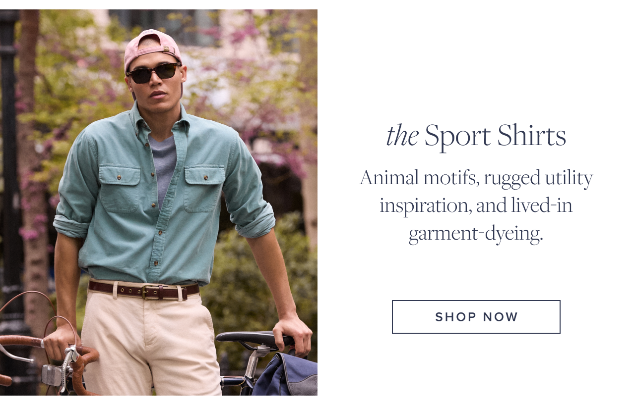 the Sport Shirts Shop Now