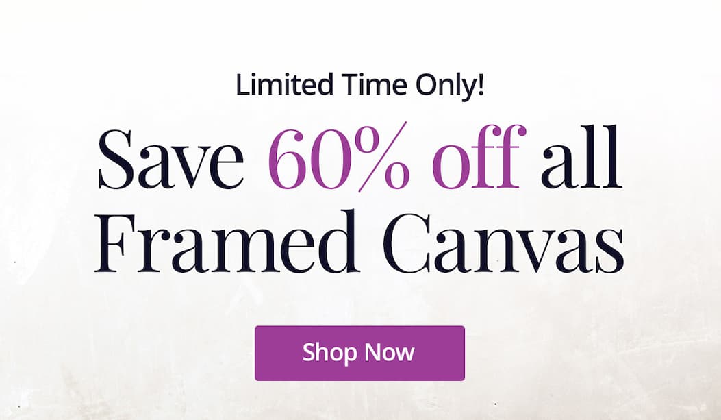 Limited time only! Save 60% off all Framed Canvas! Shop Now
