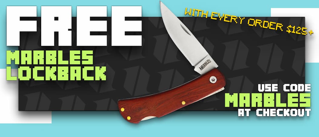 FREE Marbles Lockback With Orders $125+