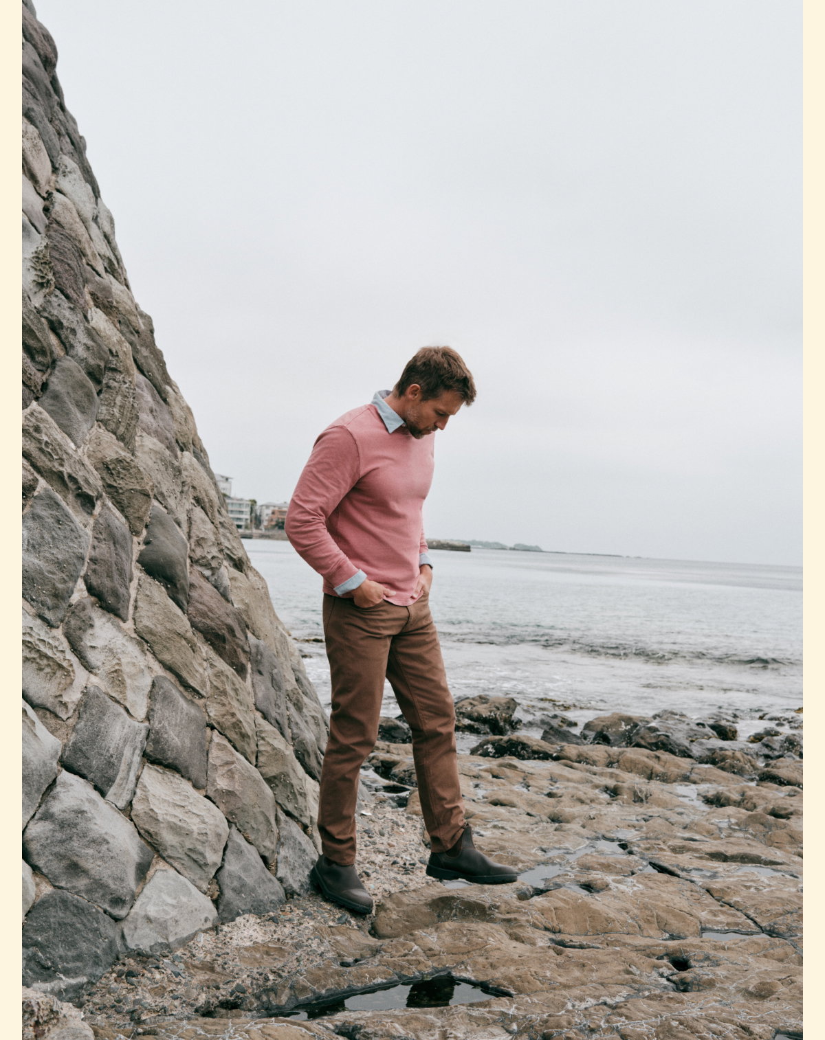 Long-Sleeve Recycled Terry Tee