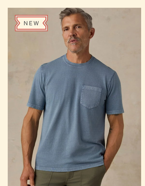 Short-Sleeve Recycled Cotton Tee