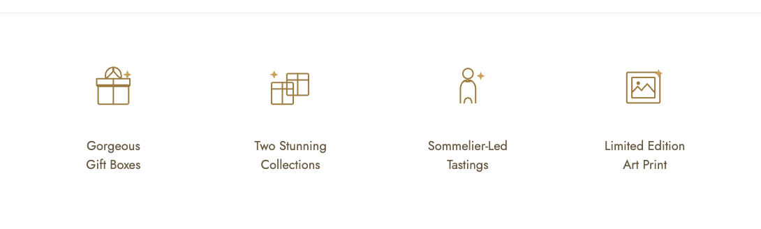 Gorgeous Gift Boxes, Two Stunning Collections, Sommelier-Led Tastings, Limited Edition Art Print