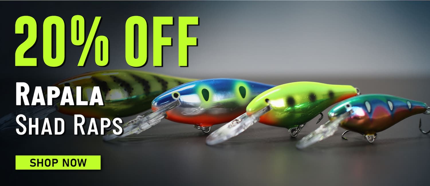 20% Off Rapala Shad Raps Shop Now