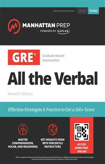 GRE All the Verbal, by Manhattan Prep