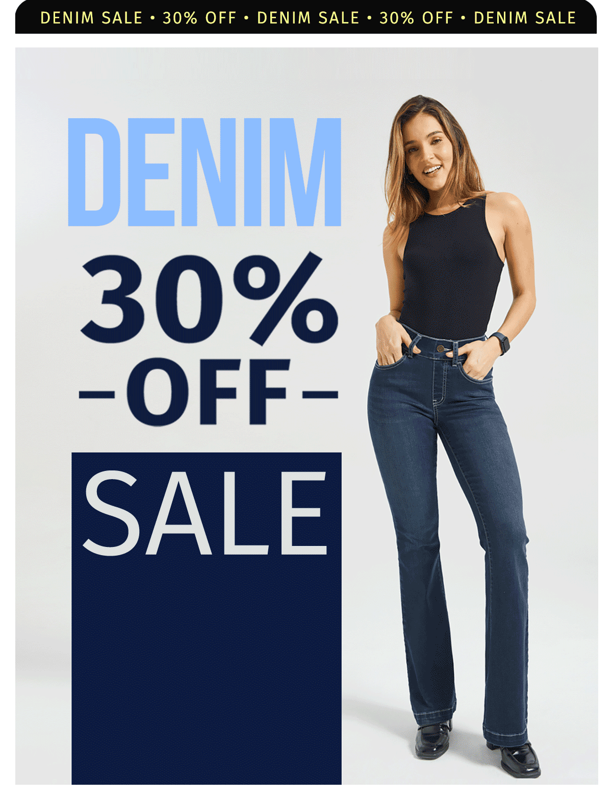 DENIM 30% OFF STRETCH |COMFORT
