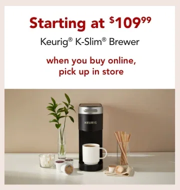 Keurig kslim brewer $109.99