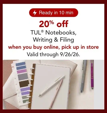 20% off select tul